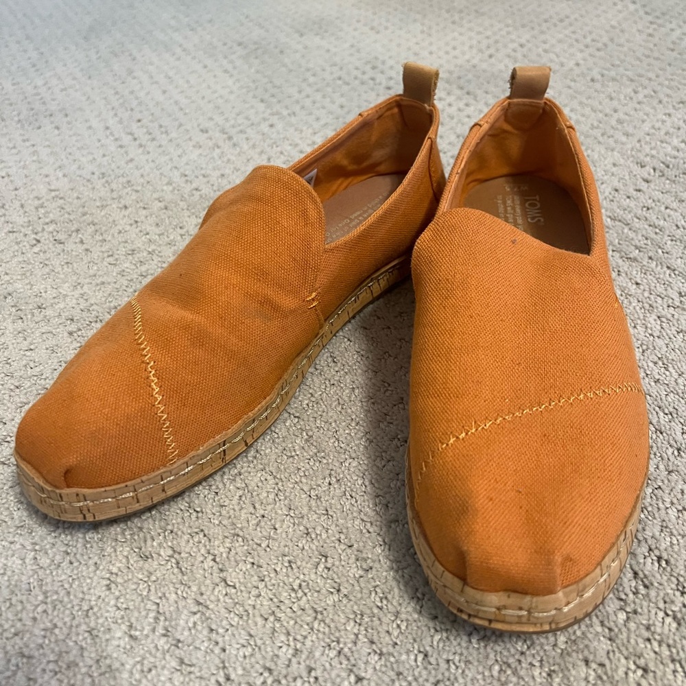 Tom’s Deconstructed Alpargata Rope Saffron Oxford Shoe